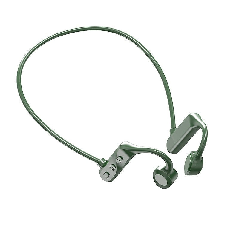 Fone de Ouvido Condução Óssea Bluetooth - À Prova D'água - Super Confortável